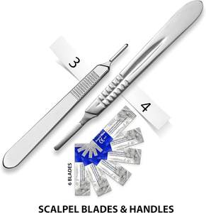 Kit Quirúrgico Manual para Estudiantes, 18 Piezas, Acero Inoxidable |   Herramientas Educativas para Disección y Sutura, Práctica Médica - Product Image 4