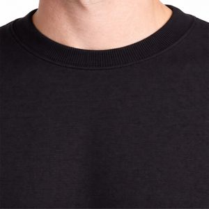 Sudadera de Forro Polar para Hombre, Cuello Redondo, Mezcla de Algodón Premium, Manga Larga, Estilo Casual Otoñal, Servicio OEM, Anti-Pilling - Product Image 5