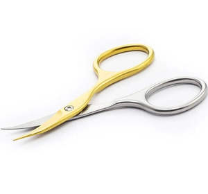 Tijeras de Manicura de Marca Privada Personalizables en Oferta, Hoja Curva, Mango de Cerámica, Punta Fina, Acero Inoxidable para Cutículas - Product Image 4