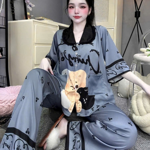 ชุดเซ็ตสองชิ้นลำลองผ้าฝ้ายสำหรับฤดูร้อน ทรงเข้ารูป ใส่สบาย เป็นมิตรต่อสิ่งแวดล้อม ซักได้ บรรจุภัณฑ์แบบกำหนดเองสำหรับผู้หญิง - Product Image 3