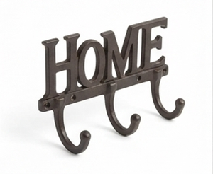 Premium Home Letter Wall Mounted <b>Hooks</b> Cast Iron With Stylish Design Perfect For Home <b>Decoration</b> And Organizing <b>Coats</b> Hats Key - Product Image 1