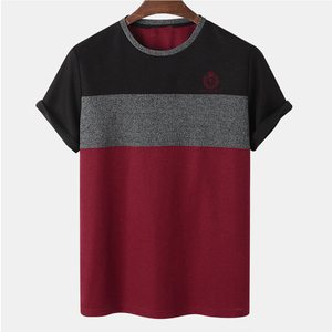 Camisetas ligeras de secado rápido 100% algodón para hombre, estampadas, a la moda, de bajo precio y corte holgado. - Product Image 1