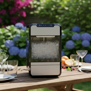 Machine à glaçons électrique Sudex 120W, capacité de 20-30 kg/jour, usage domestique et hôtelier, acier inoxydable, commande numérique - Product Image 2