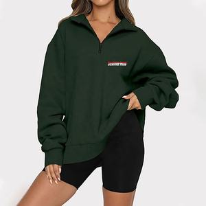 Sudadera de entrenamiento 2024, nueva sudadera de gran tamaño para mujer, jersey de mezcla de algodón y poliéster, suéter a prueba de invierno, moda para mujer - Product Image 6