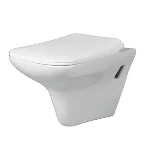 2022 Custom Living Room Public Wall Hung sifone Jet Toilet Round sanitari in ceramica facile da pulire risparmia spazio cisterna nascosta