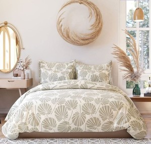 Ensemble de couette moderne de qualité supérieure, taille King, garnissage en micro-poly laine, écologique, résistant à l'eau, 300 fils au pouce carré - Product Image 5
