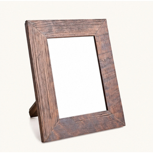 Wooden Photo <b>Frame</b> with Easel Back Tabletop Solid <b>Wood</b> <b>Picture</b> <b>Frame</b> Distressed Finish Vintage Home Decor Photo Holder - Product Image 5