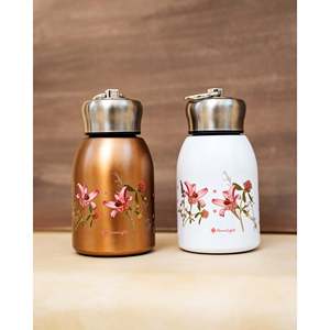 Reverie 450ml Stainless Steel Tumbler <b>with</b> Handle Straight Shape Hot & <b>Cold</b> Features 24-hour Thermal Insulation Includes <b>Straws</b> - Product Image 2