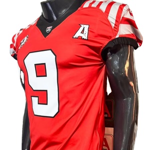 Maillot de football américain, maillot de supporter, broderie par sublimation, grande taille, véritable usine, photos réelles, usine du Pakistan, 2025 - Product Image 1