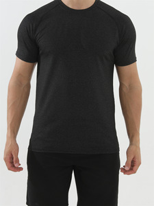 Nouveau T-shirt de course pour homme, écologique, col rond, manches courtes, coupe classique, 220g, séchage rapide, respirant, anti-UV, anti-boulochage - Product Image 6