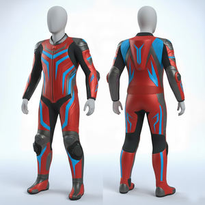 Traje de carreras de karts transpirable para adultos y niños, trajes cómodos para niños, chaquetas de cuero genuino para motocicleta - Product Image 2