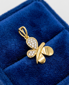 Luxury <b>Solid</b> 18k and 14 k <b>Gold</b> Diamond <b>Pendant</b> Certified Natural Diamonds Jewelry - Product Image 1