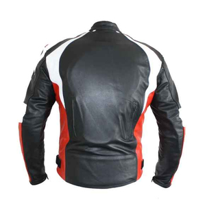 Blousons de motard personnalisés pour hommes, fournisseur d'usine OEM, équipement de moto en cuir véritable pour la conduite, le quotidien et la course - Product Image 5