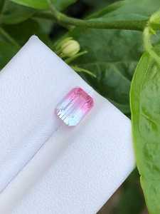 Turmalina bicolor natural, piedra de cristal suelta tipo sandía para la fabricación de joyas y colección. - Product Image 3