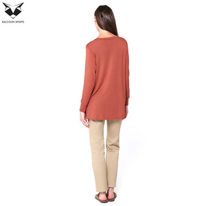 T-shirt ample et décontracté pour femme musulmane, coupe régulière, style streetwear confortable, en tissu 100 % coton écologique, dernière tendance - Product Image 5