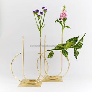 Gold Compote Bowl Metal <b>Vase</b> <b>Tall</b> <b>Vases</b> Metal Centerpiece Trumpet <b>Vase</b> for Wedding Centerpieces - Product Image 1