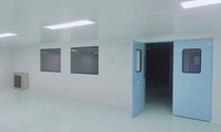 Acheter une porte en acier pour salle blanche, double porte, pour équipement médical hospitalier, en provenance de Chine