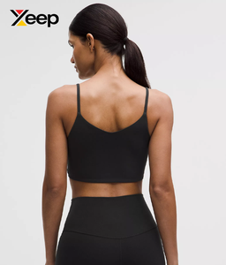 Sujetador Deportivo de Yoga para Mujer XEEP de Alta Calidad XC-SB-136, Diseño Sólido y Simple, Transpirable, con Tirantes Ajustables y Almohadillas Extraíbles, Alto Soporte - Product Image 2