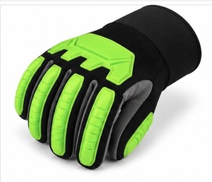 ถุงมือกันกระแทก MUBASHAR PRO GRIP INTERNATIONAL มาตรฐาน EN388/ANSI ระดับการป้องกันการบาด 4  เคลือบไนไตรล์ที่ฝ่ามือ  บุภายในด้วยเส้นใย HPPE ผสมโพลีเอสเตอร์ - Product Image 5