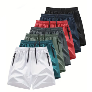 Shorts Casuales de Hombre de Color Sólido de Alta Calidad, Shorts Deportivos de Playa de Verano para Hombre con Logotipo Personalizado para Venta en Línea - Product Image 2