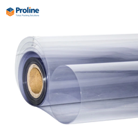 Rouleau de film PVC transparent flexible, feuille de plastique transparente pour housses de table, rideaux, emballages et protection de surface