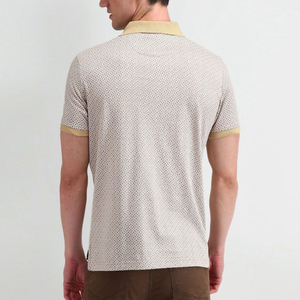 Polo pour hommes de haute qualité, design personnalisé, nouveau style, couleur unie, services OEM à prix abordable, options grandes tailles - Product Image 2