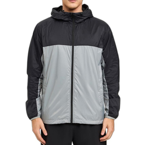 Custom Logo Outdoor <b>Men</b> Lightweight Hooded <b>Jacket</b> With Adjustable Hem Wholesale High Quality <b>Running</b> Rain <b>Jacket</b> 2026 Windbreak - Product Image 4