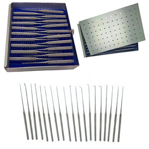 Juego de microganchos nerviales de acero inoxidable, instrumentos quirúrgicos dentales, kit de herramientas de precisión, certificado CE, clase I, kits de primeros auxilios para hospitales - Product Image 3
