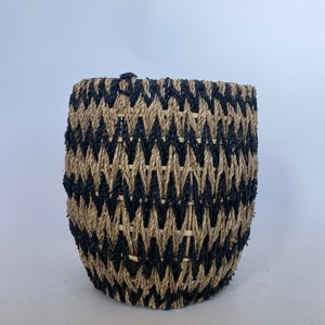 Panier de rangement en jonc de mer avec poignées en osier fait à la main pour la décoration de la cuisine et de la salle de bain directement du Vietnam Vente en gros au meilleur prix - Product Image 5