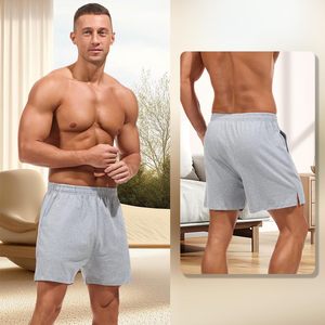 <b>Light</b> Weight 100% Cotton Shorts 4 inch Pajama Lightweight Cotton <b>Sleep</b> Bottoms with Pockets - Product Image 2