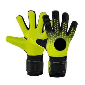 Gants de gardien de but pour enfants, coupe négative, rouge et noir, avec grip en silicone imprimé et latex, pour jeunes gardiens - Product Image 5
