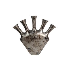 Jarrón de Metal Plateado Antiguo para Decoración de Sala de Estar Moderna - Contenedor Floral de Aluminio de Lujo con Múltiples Aberturas - Venta al por Mayor - Product Image 1