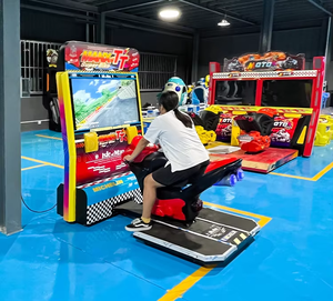 Máquina recreativa de carreras de motos Manx TT Super Bike para un jugador, operada con monedas, retro, simulador de conducción de motos independiente. - Product Image 4