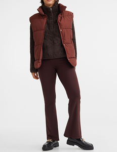 Standing collar <b>sleeveless</b> Waterproof & Breathable Detachable Hood <b>Coat</b> New Design Cotton Filled <b>Sleeveless</b> <b>Women</b> Puffer Jacket - Product Image 4