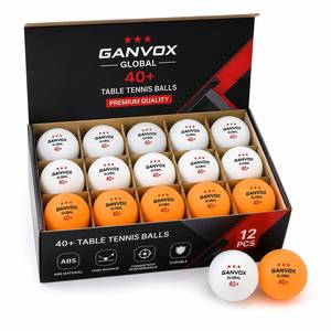 Custom GANVOX GLOBAL 3 Star 40mm ABS Standard 2.7g <b>Table</b> <b>Tennis</b> Balls High Elasticity Durable Sports Training Competition 6/12 - Product Image 4