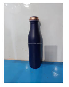 Botella de agua de cobre reutilizable para Fitness, yoga y rutina de bienestar, hidratación curativa natural para agua hirviendo - Product Image 4