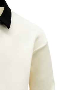 Sudadera de Invierno con Cuello de Media Cremallera, Nueva, Elegante y de Alta Calidad para Hombre, 100% Algodón, Manga Larga, Color Sólido, Ecológica y Resistente al Viento - Product Image 3