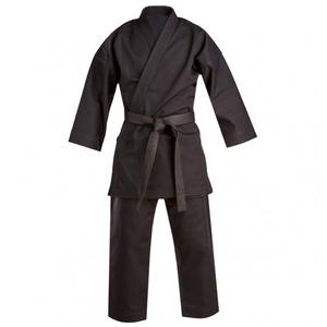 Uniforme de Karate Gi Blanco, Negro y Azul para Niños y Adultos Hecho en Pakistán Uniformes de Artes Marciales Karate Gi Precio al por Mayor - Product Image 6