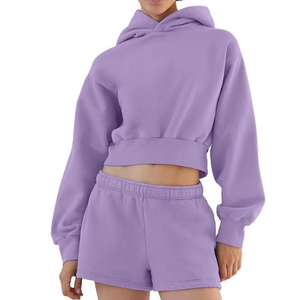 Sudadera con Capucha de Diseño Personalizado Más Vendida, Informal, de Algodón Sólido, Transpirable, Ligera, de Invierno, de Secado Rápido, de Manga Larga, con Cintura Elástica para Mujer - Product Image 1