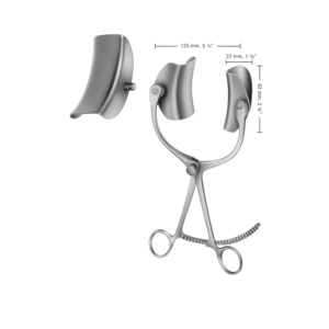 Retractor Abdominal Collin de Acero Inoxidable de Grado Quirúrgico para Cirugía General, Aplicaciones Hospitalarias y Clínicas - Product Image 2