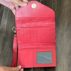 New Leading Manufacturer Floral Western Style Genuine Cowhide Leather Cowgirl Wallet Pattern <b>Wristlet</b> Clutch for Travel Organize - Product Image 6