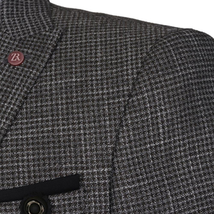 Blazer Homme Sur Mesure Coupe Slim Veste de Costume Décontractée Chic Tenue Formelle Premium Fabricant OEM ODM Vente en Gros Tissu Extensible Tendance - Product Image 3