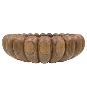 Tazón de servidor de alimentos personalizado con forma de diseño separado decorativo cónico ovalado grande Tazón estándar clásico más vendido - Product Image 1