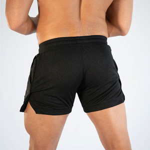 Shorts de sport pour hommes, entraînement cardio, fitness, gym, séchage rapide, légers, respirants, extensibles, athlétiques - Product Image 3