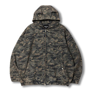 Sudadera con Capucha Personalizada de Algodón 100% Ecológico, de Corte Regular y Peso Pesado, Estilo Urbano, Estampado Digital Completo, para Caza de Otoño - Product Image 2