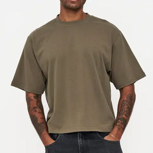 Bulk Quantity Best Supplier Men Boxy Fit T Shirt For Casual Usage New Arrival Lightweight Boxy Fit T Shirt - Product Image 1