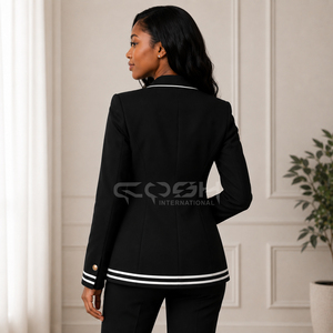 Cosh International - Blazer Negro Cómodo de Delta Sigma, Ropa Griega, Prenda Exterior Elegante para Hermandades y Fraternidades - Product Image 5