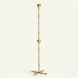 Modern Luxury Metal Taper Candle Holders Set of 3 <b>Slim</b> Gold Metal Candlesticks for Wedding Banquet and Elegant Home Decor - Product Image 5