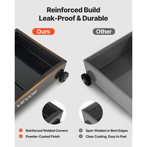 Bac de vidange d'huile à profil bas de 15 gallons avec pompe électrique 180W et tuyau pliable de 8,2 pieds – Outil de réparation automobile pour un changement d'huile pratique - Product Image 6