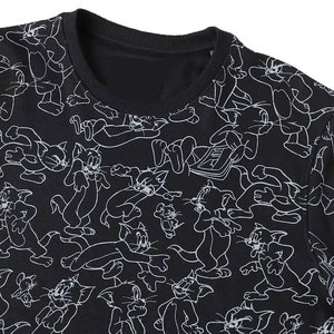 เสื้อสเวตเชิ้ตคอกลมทรงปกติสำหรับผู้ชาย ผ้าฝ้าย 100% ลายพิมพ์ซิลิโคน กันเป็นขุย กันน้ำ - Product Image 6